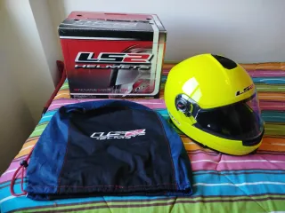 Casco LS2 Amarillo, talla L