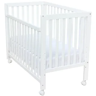 Cuna colecho de madera blanca