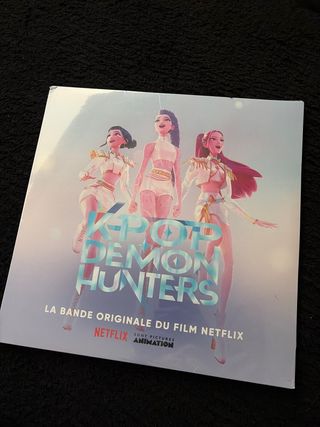 Vinilo Kpop Demon Hunters Rosa Edición Francesa