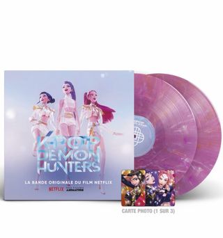 Vinilo Kpop Demon Hunters Rosa Edición Francesa