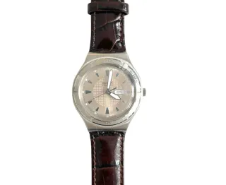 Orologio Swatch Irony Big - Cinturino Marrone