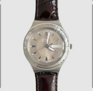 Orologio Swatch Irony Big - Cinturino Marrone