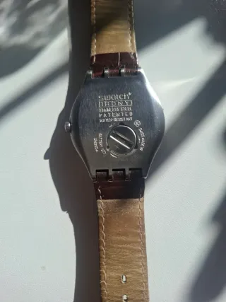 Orologio Swatch Irony Big - Cinturino Marrone