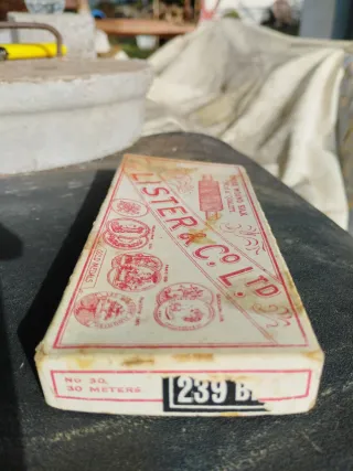 Tapa cartón Hilos Lister & Co. Ltd.