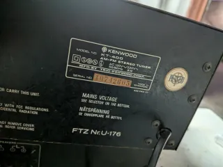 Kenwood KT-400L Sintonizzatore AM/FM Stereo