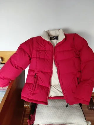 Anorak de plumas.Roc Neige Talla M   Rojo Unisex.