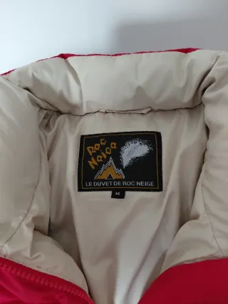 Anorak de plumas.Roc Neige Talla M   Rojo Unisex.