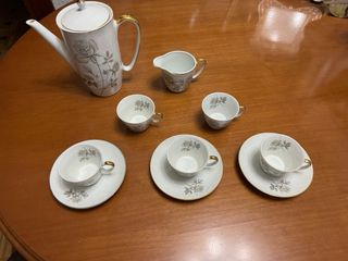 Juego de café porcelana Santa Clara