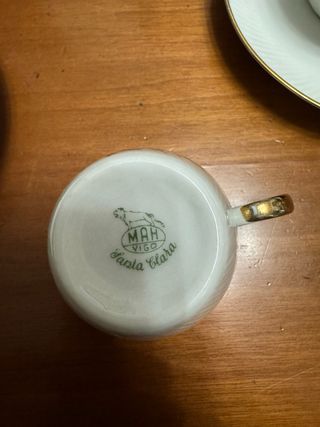 Juego de café porcelana Santa Clara