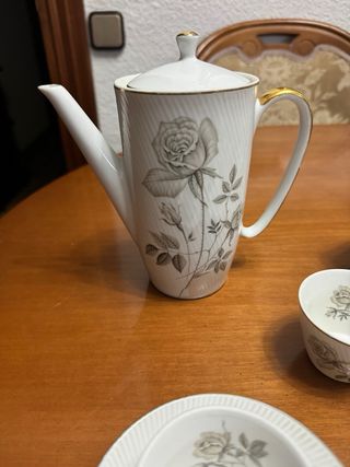 Juego de café porcelana Santa Clara