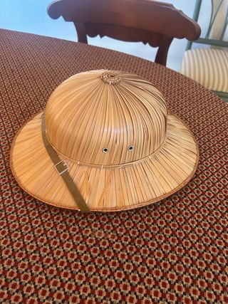 Sombrero colonial de paja