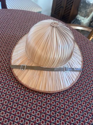 Sombrero colonial de paja