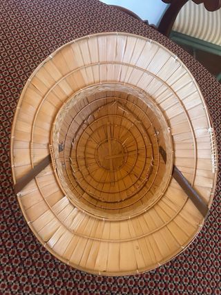 Sombrero colonial de paja