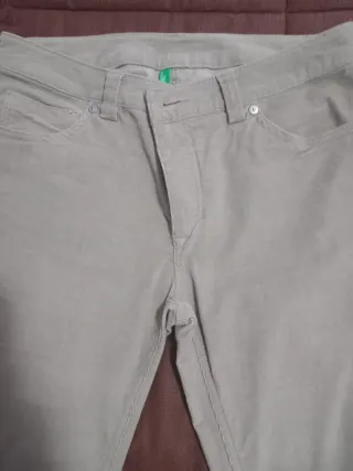 Pantaloni scamosciati donna beige