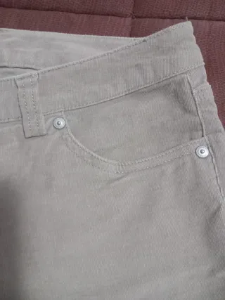 Pantaloni scamosciati donna beige