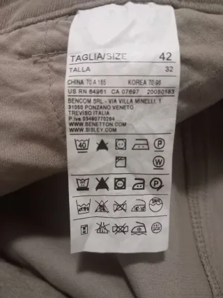 Pantaloni scamosciati donna beige