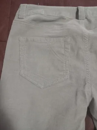 Pantaloni scamosciati donna beige