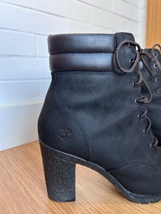 Botas Timberland Tacón Negro Mujer