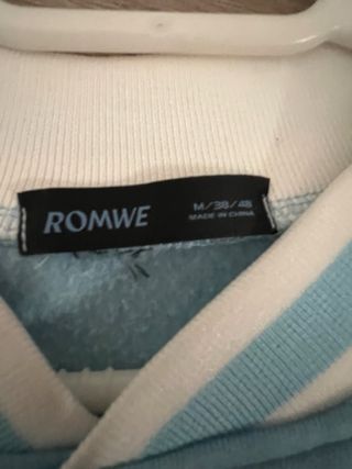 Chaqueta Americana NY Talla M azul y blanco