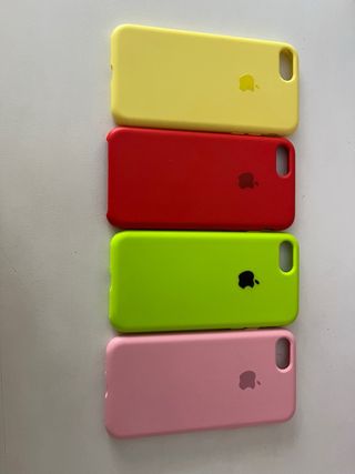 Lote 4 fundas iPhone SE Apple