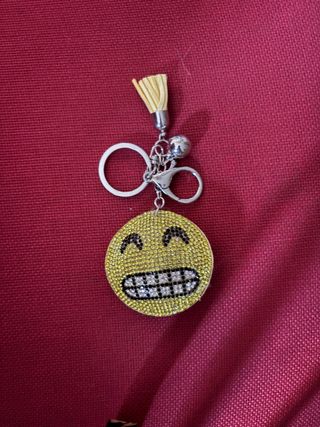 Portachiavi Emoji con Strass