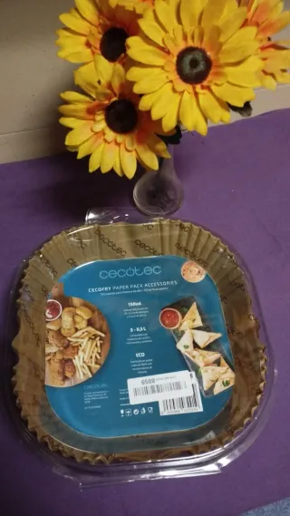 Cecotec Papel Freidora 150 uds