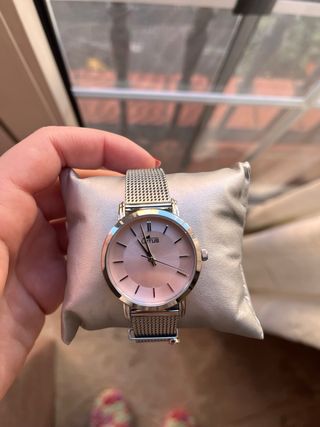 Reloj Lotus Mujer Plata y Rosa Nuevo