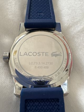 Reloj Lacoste Azul y Plateado