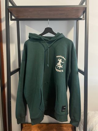 Sudadera Pull&Bear Verde Natural Essence XL