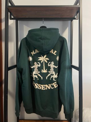 Sudadera Pull&Bear Verde Natural Essence XL