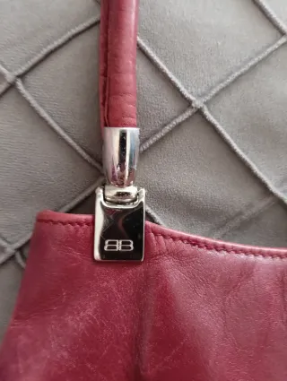 Borsa Balenciaga in pelle rossa
