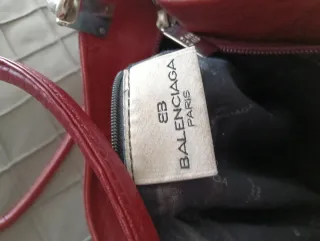 Borsa Balenciaga in pelle rossa
