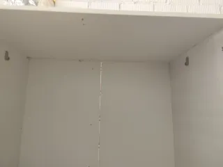 Armario infantil madera blanco y azul