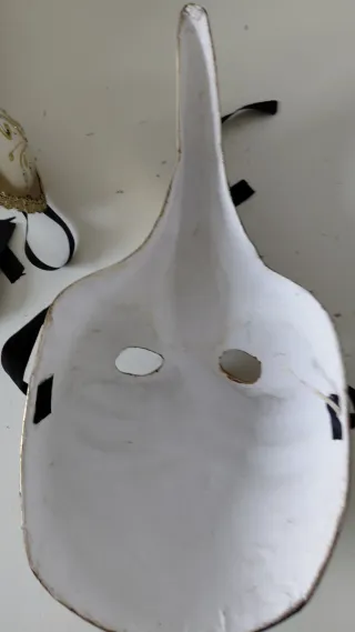 Coppia Maschere Veneziane Grandezza Naturale