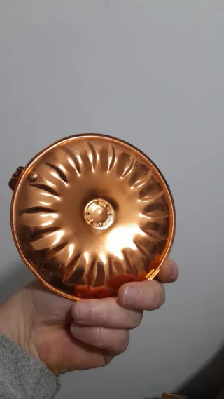 3 portacandele vintage in alluminio