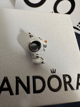 Charm Pandora Olaf Disney Frozen Plata Blanco