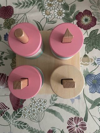 Juego de apilar madera