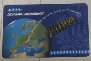 Scheda Telefonica San Marino Nuova Pisa