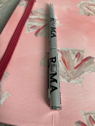 Bolígrafo Roma plateado