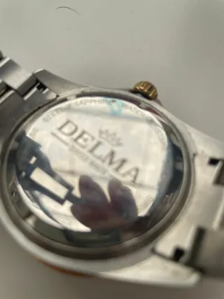 Reloj Delma bicolor oro y plata