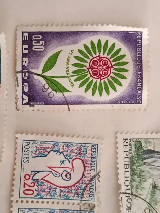 Lote 10 Sellos República Francesa