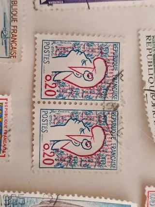 Lote 10 Sellos República Francesa