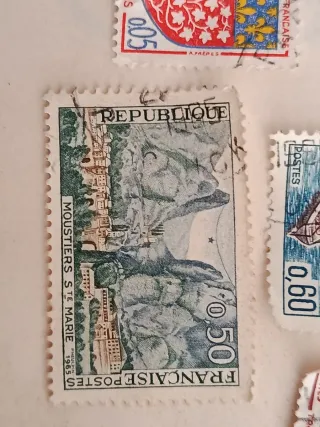 Lote 10 Sellos República Francesa