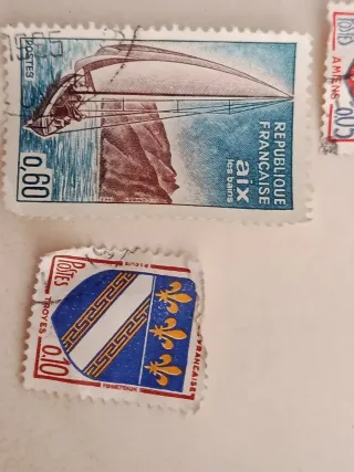 Lote 10 Sellos República Francesa