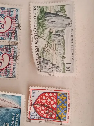 Lote 10 Sellos República Francesa