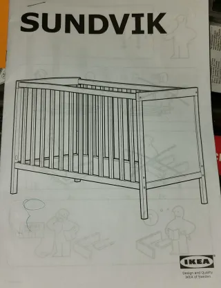 Cuna Ikea Sundvik Blanca