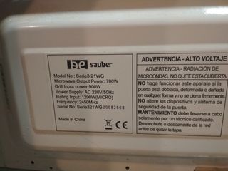 Microondas Sauber Blanco