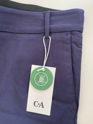 Pantalón de traje azul