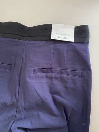 Pantalón de traje azul