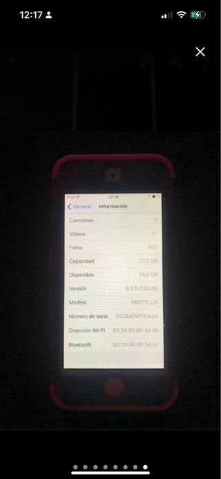 iPod Touch 5ta Gen Plata/Blanco